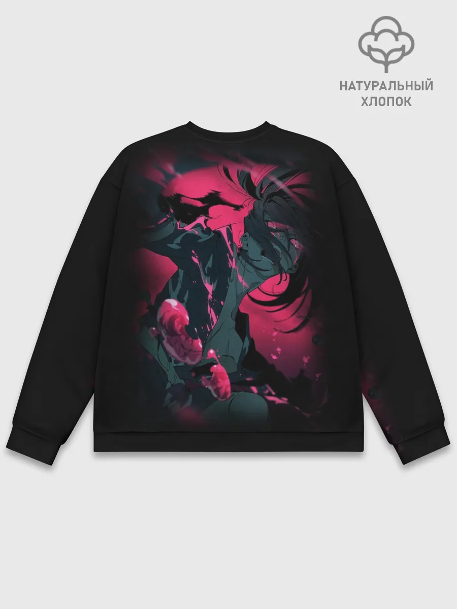 Мужской свитшот базовый / ХЯККИМАРУ В ЯРОСТИ | ДОРОРО