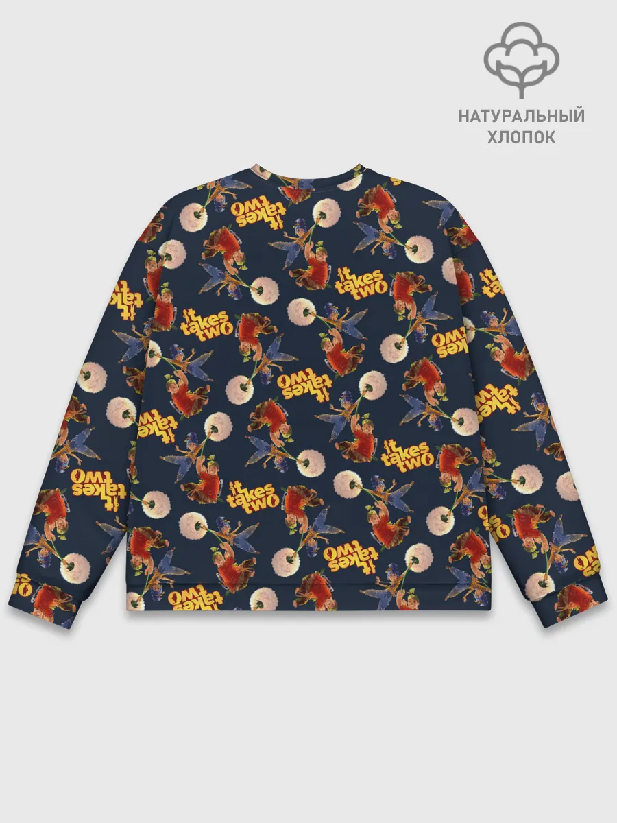 Мужской свитшот базовый / It Takes Two pattern