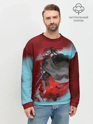 Мужской свитшот базовый / ХЯККИМАРУ | ДОРОРО | DORORO