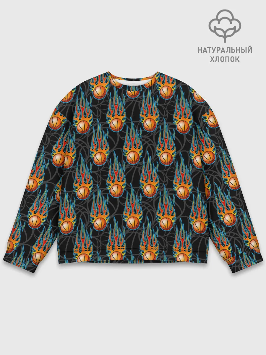 Мужской свитшот базовый / Баскетбол