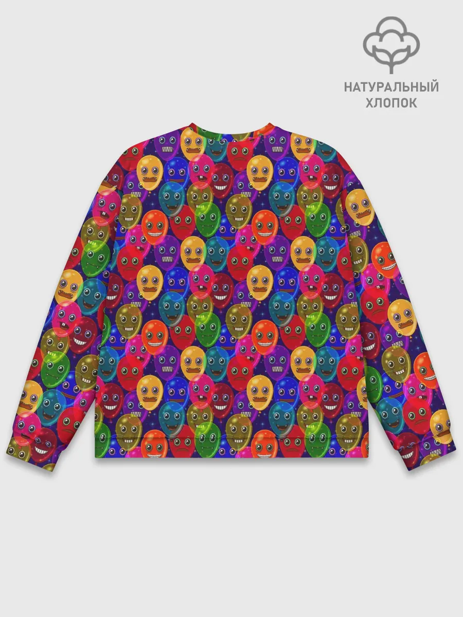 Мужской свитшот базовый / Воздушные Шарики