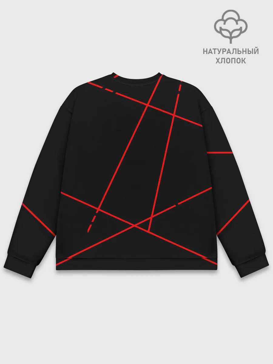 Мужской свитшот базовый / Старшая Некома кот | Haikyuu!!