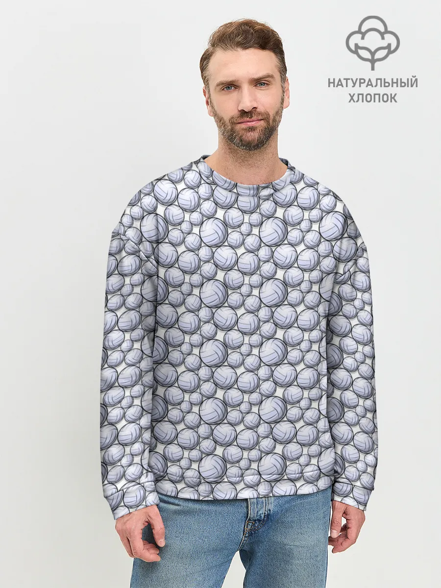 Мужской свитшот базовый / Волейбольные Мячи