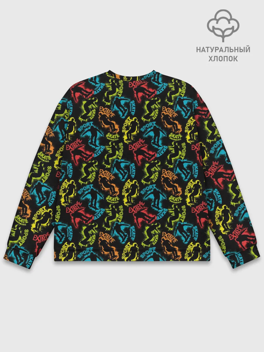 Мужской свитшот базовый / Скейтборд