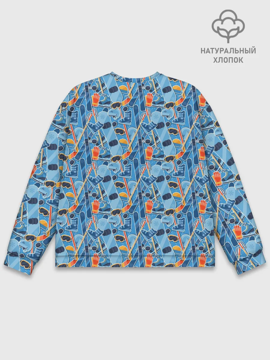 Мужской свитшот базовый / Зимние виды спорта