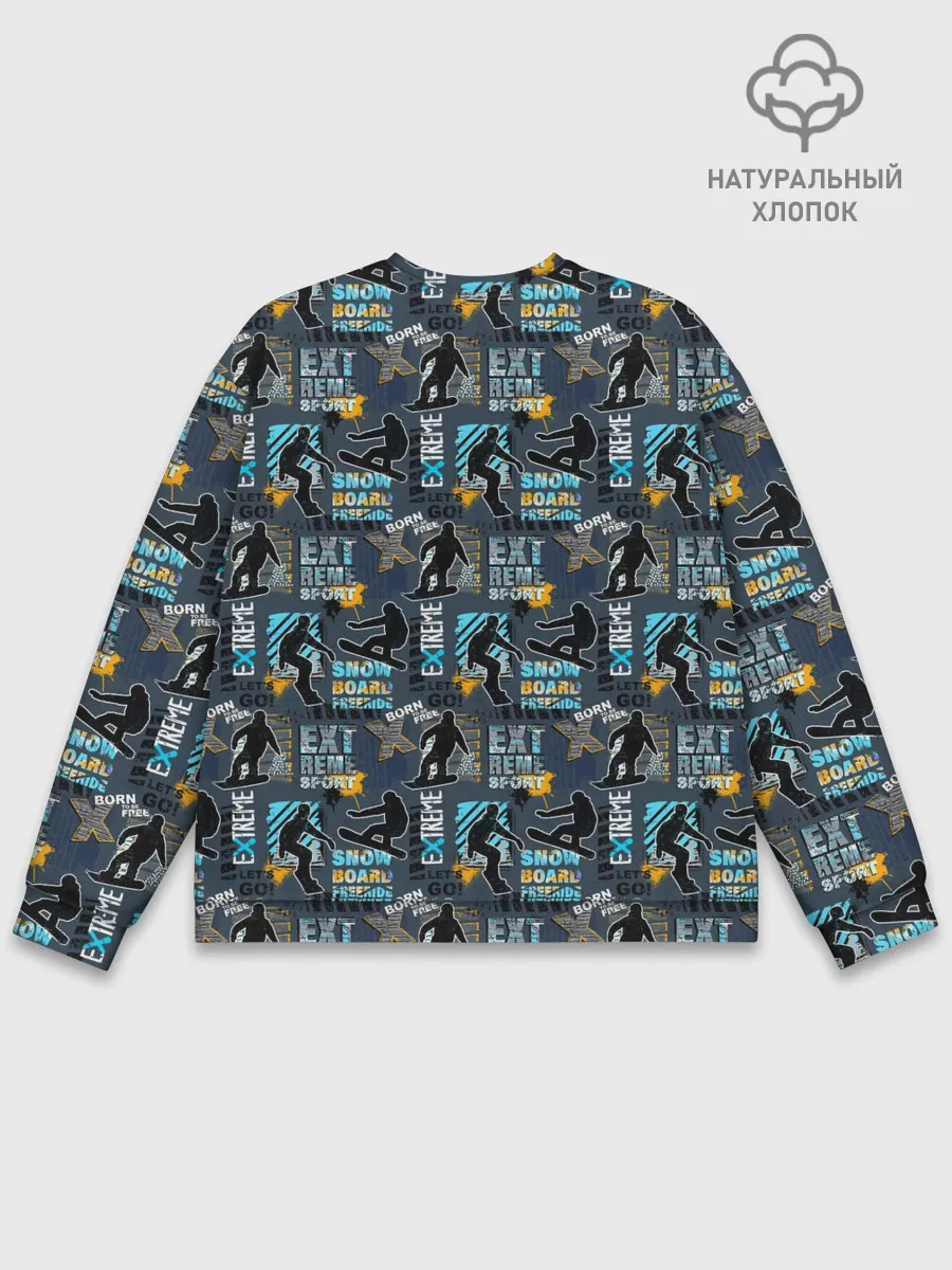 Мужской свитшот базовый / SNOWBOARD