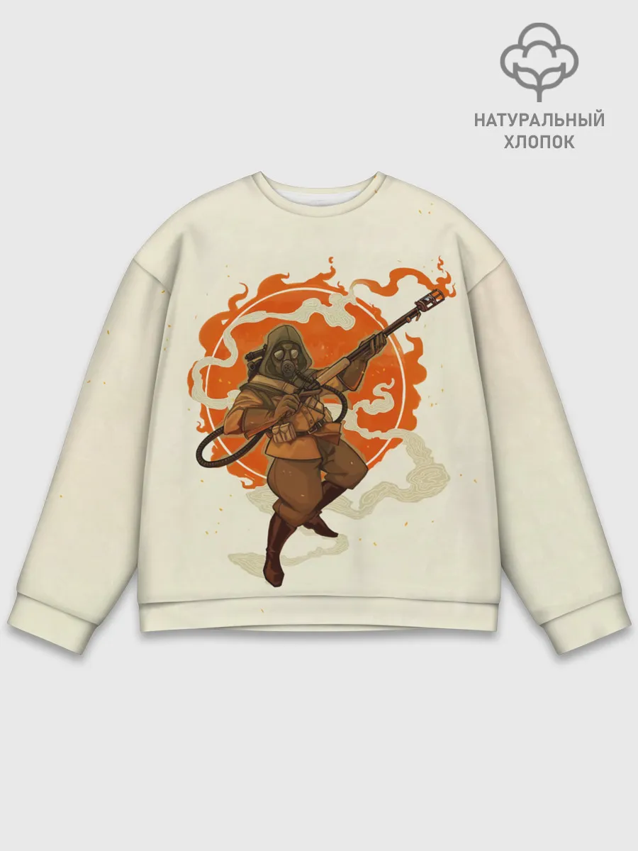 Мужской свитшот базовый / Pyro style