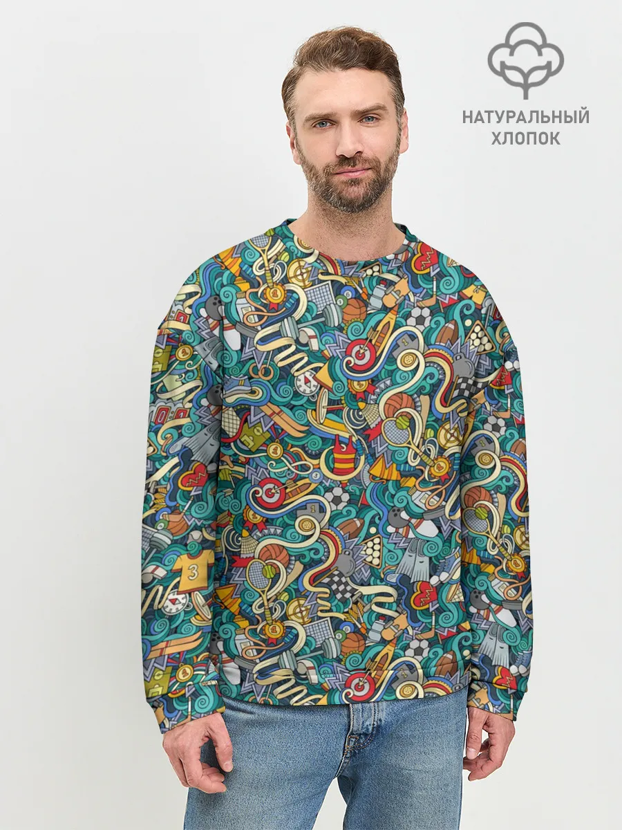 Мужской свитшот базовый / Sport