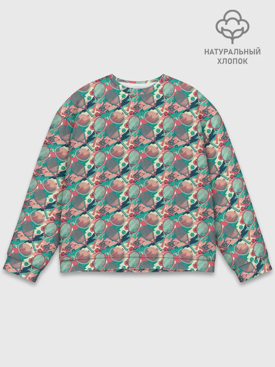 Мужской свитшот базовый / Теннисные Ракетки