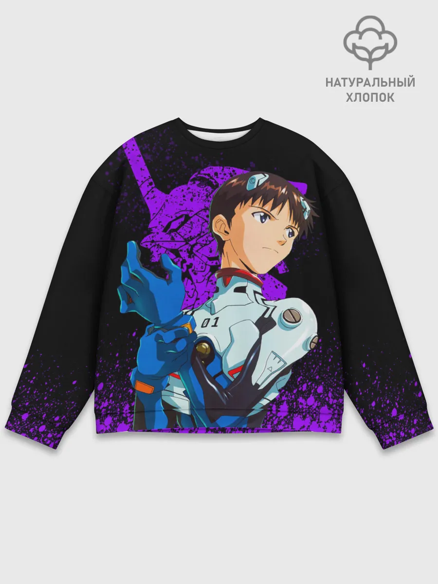 Мужской свитшот базовый / ЕВАНГЕЛИОН