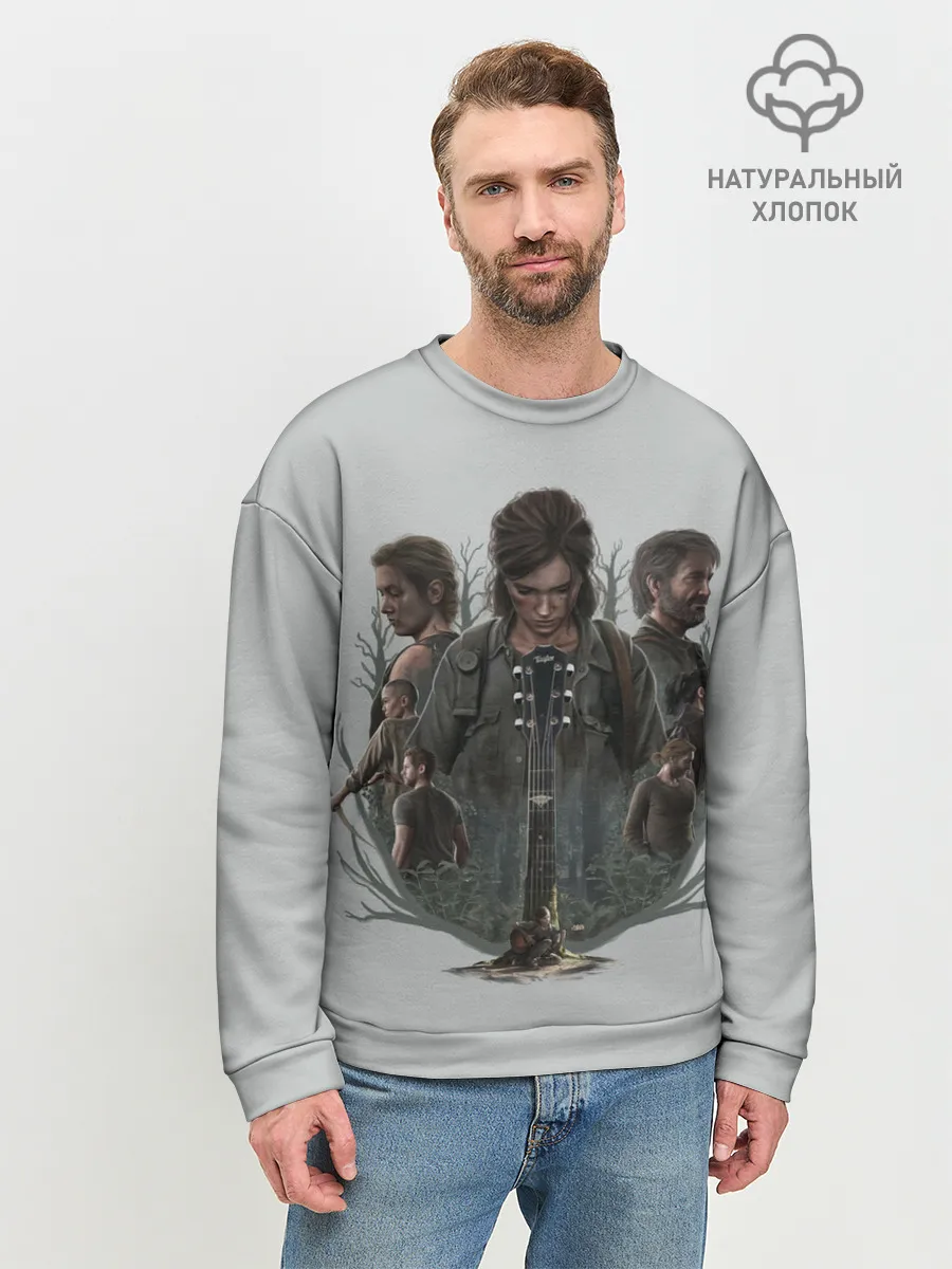 Мужской свитшот базовый / Hard story