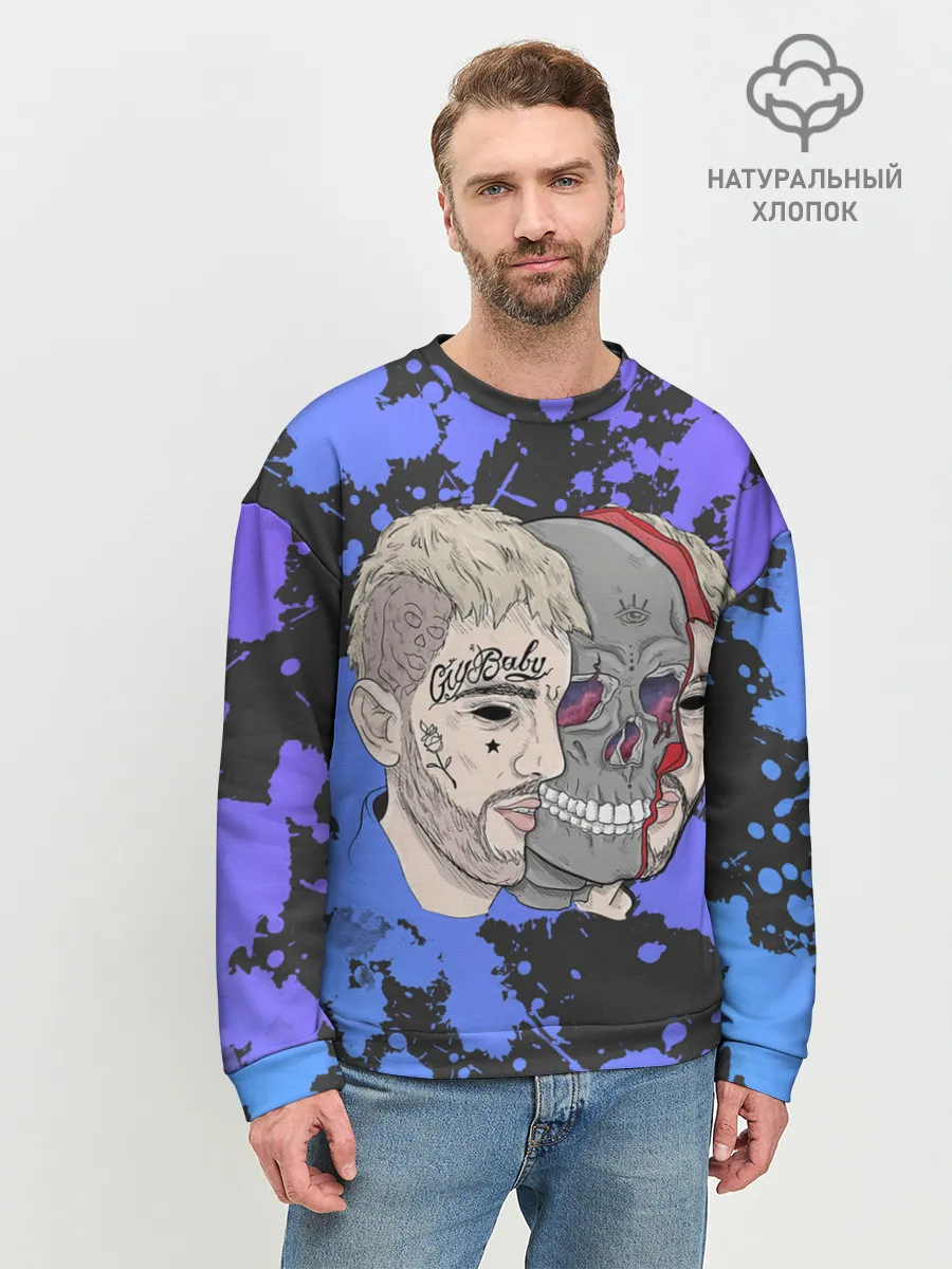 Мужской свитшот базовый / Lil Scull