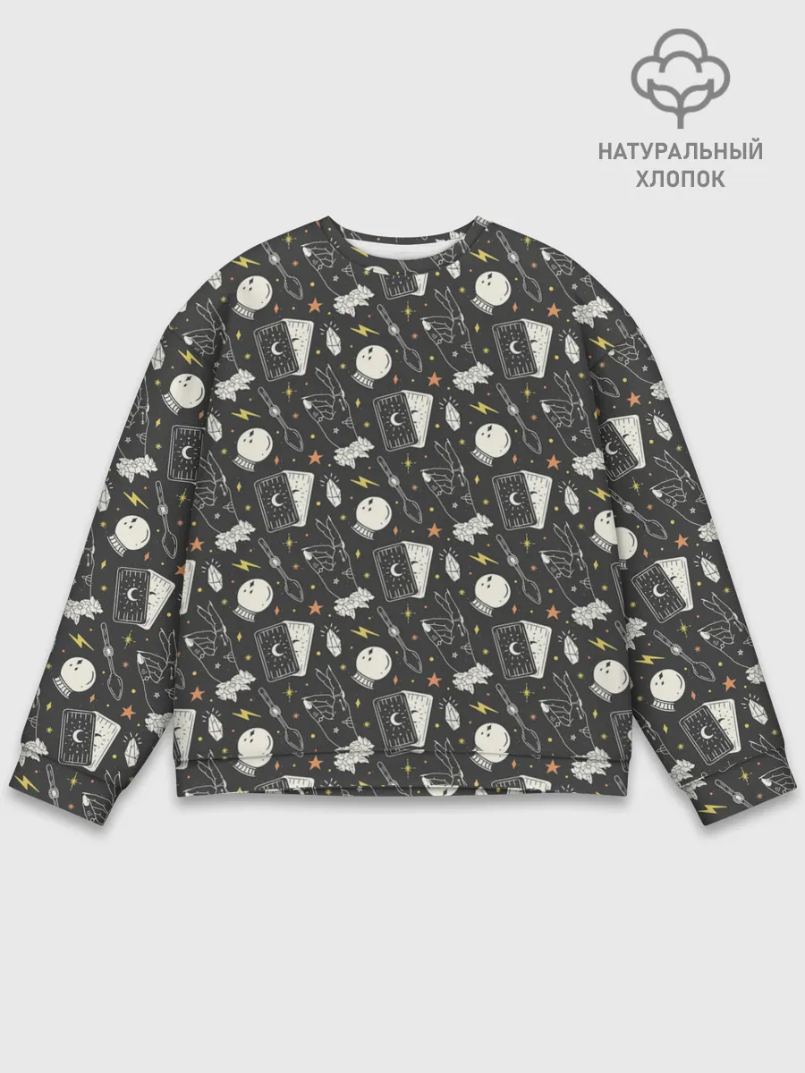 Мужской свитшот базовый / Мистический фон