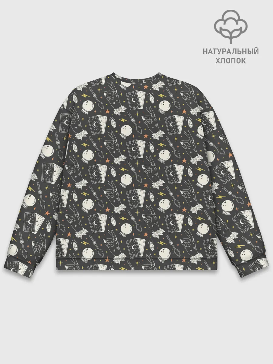 Мужской свитшот базовый / Мистический фон