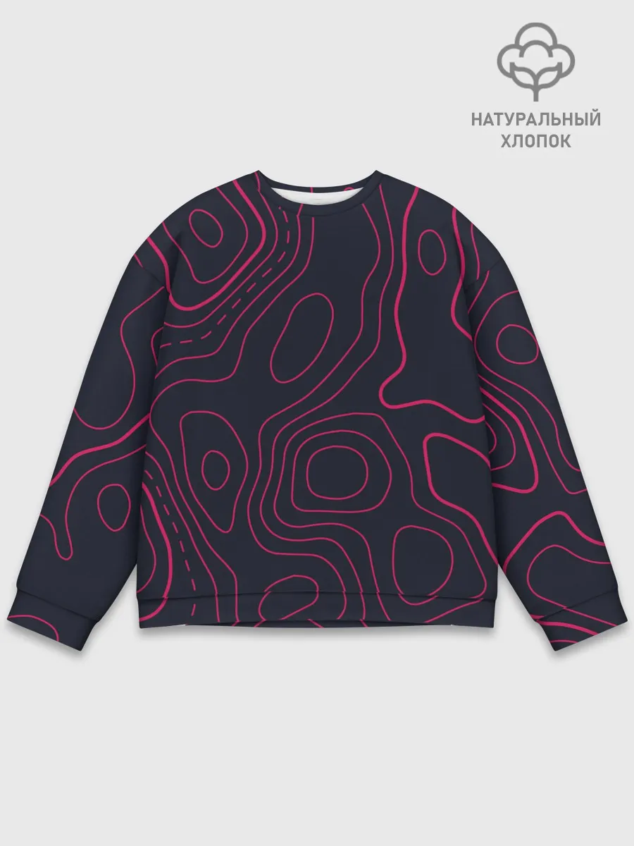 Мужской свитшот базовый / Магия узора