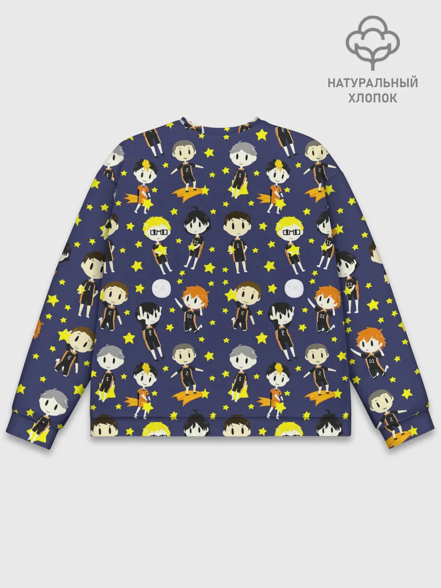 Мужской свитшот базовый / Команда Карасуно | Haikyuu!!