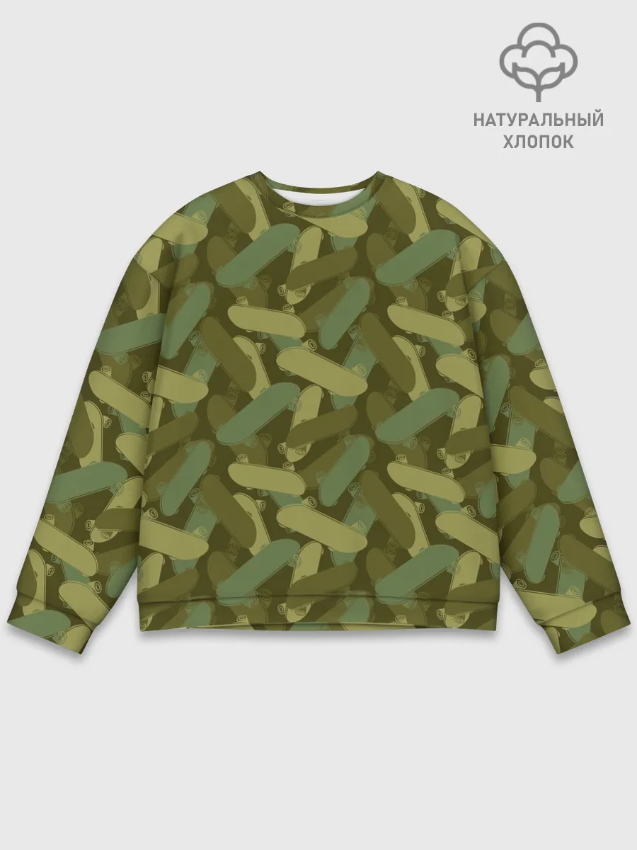 Мужской свитшот базовый / Скейтборды