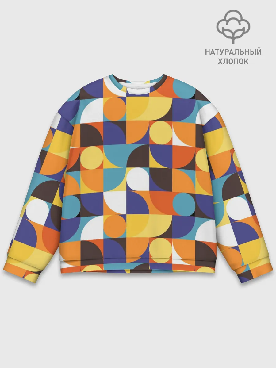 Мужской свитшот базовый / Геометрия