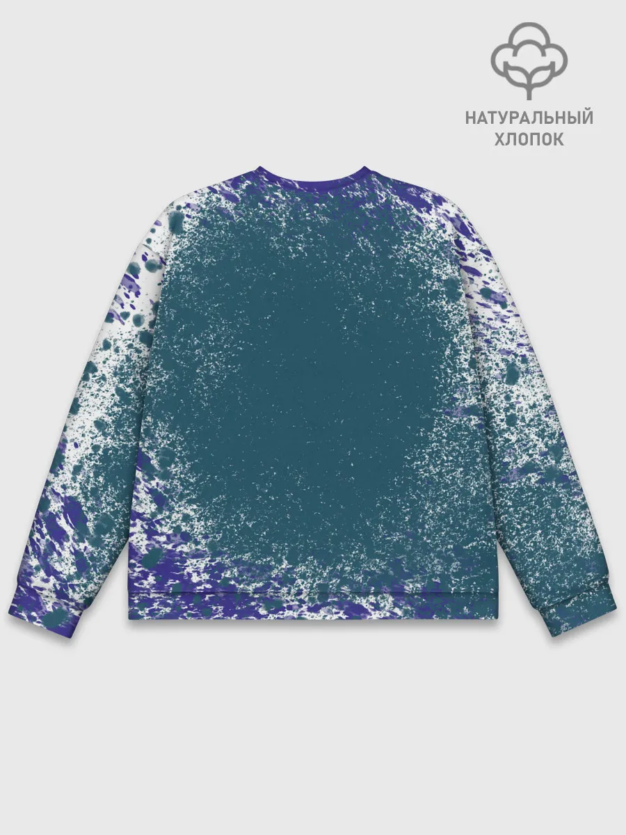 Мужской свитшот базовый / Голубая сойка