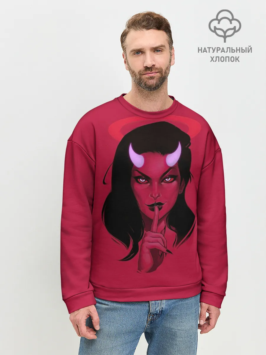 Мужской свитшот базовый / Ангельский демон