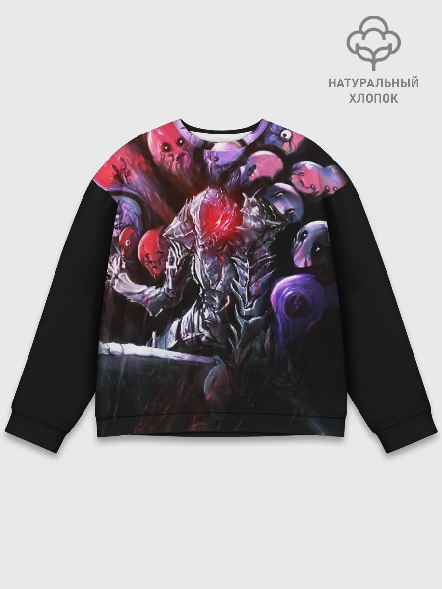 Мужской свитшот базовый / БЕРСЕРК светящийся глаз