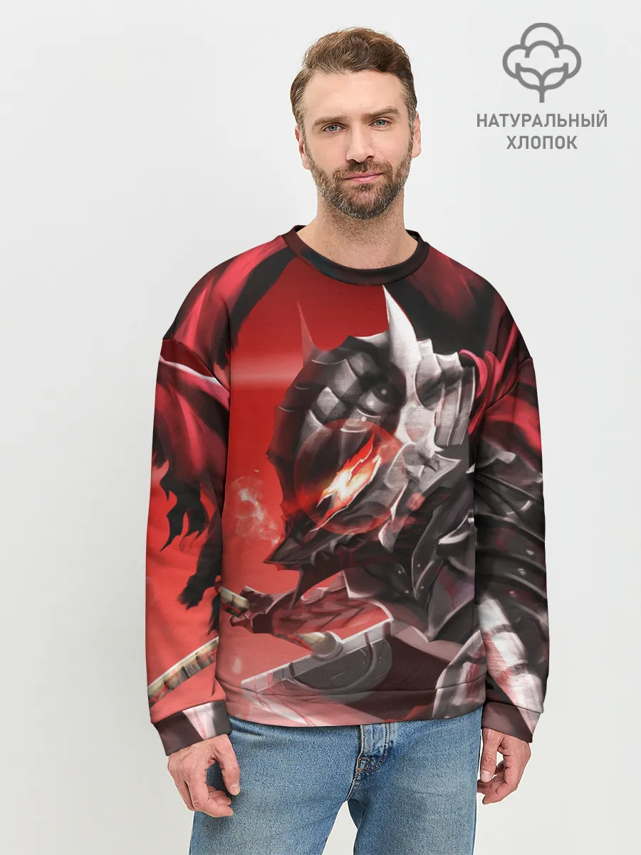 Мужской свитшот базовый / БЕРСЕРК с двух сторон