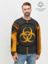 Мужской свитшот базовый / ХИМИЧЕСКАЯ ОПАСНОСТЬ 3D