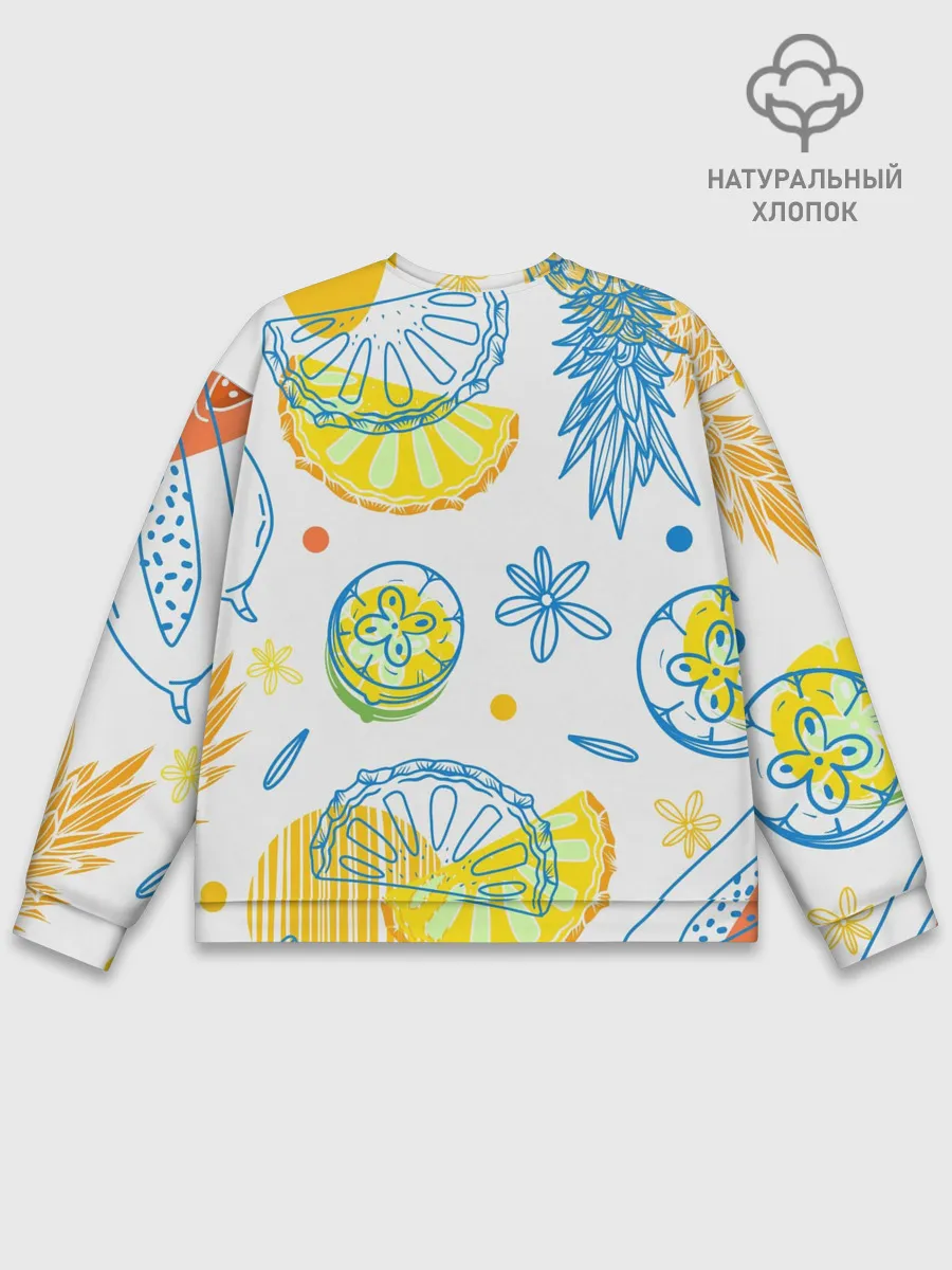 Мужской свитшот базовый / Фруктовое настроение