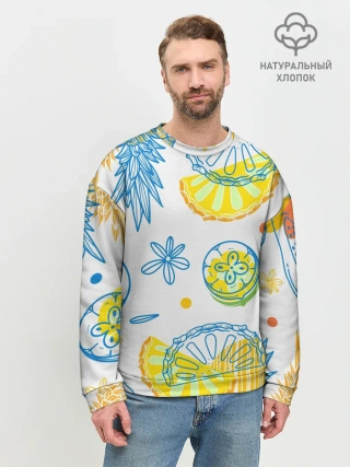 Мужской свитшот базовый / Фруктовое настроение