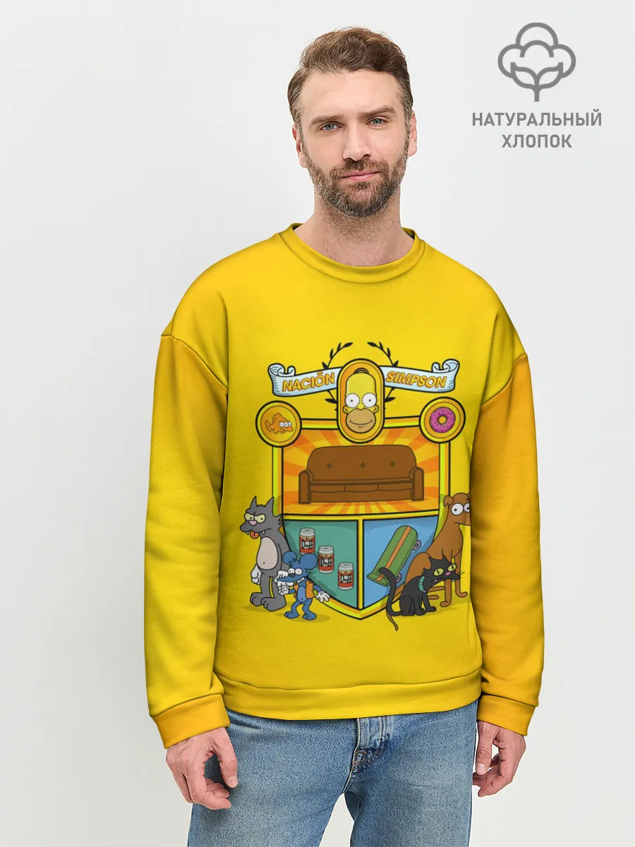 Мужской свитшот базовый / Simpsons nation