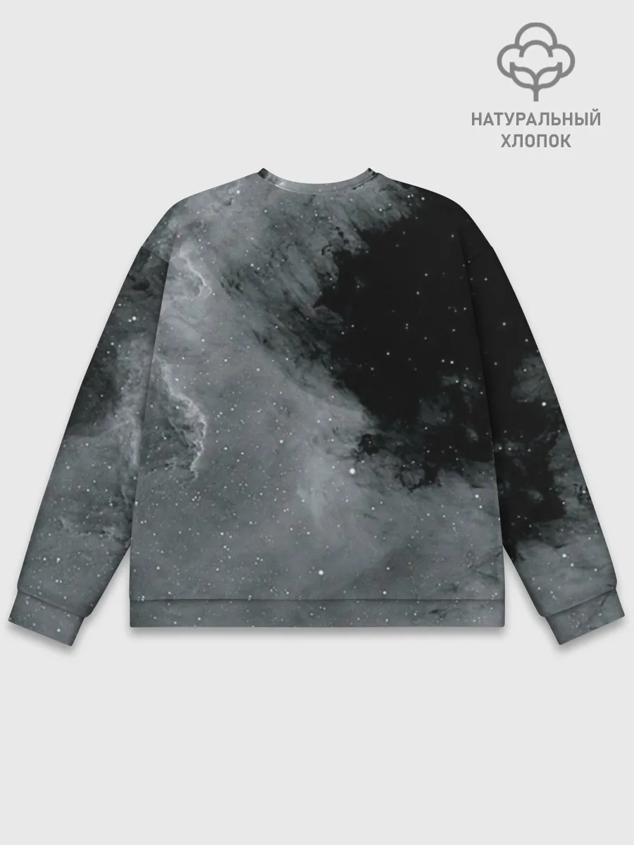 Мужской свитшот базовый / Космос / Абстракция