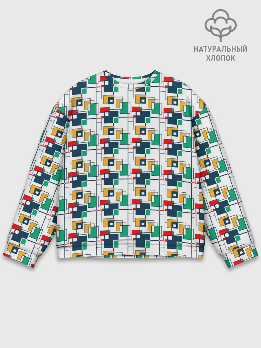 Мужской свитшот базовый / Геометрия
