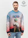 Мужской свитшот базовый / Ророноа Зоро эпичный One Piece