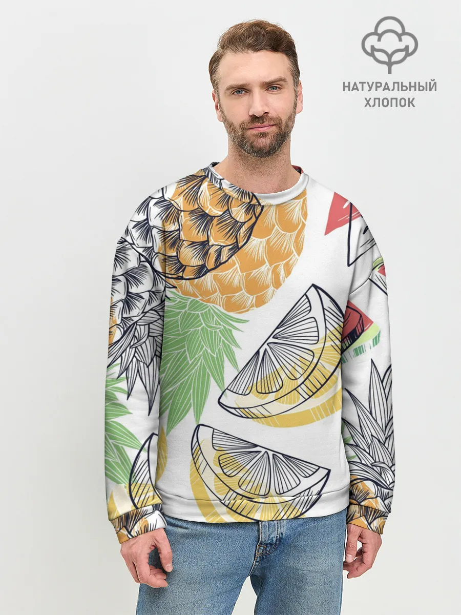 Мужской свитшот базовый / Сочное настроение