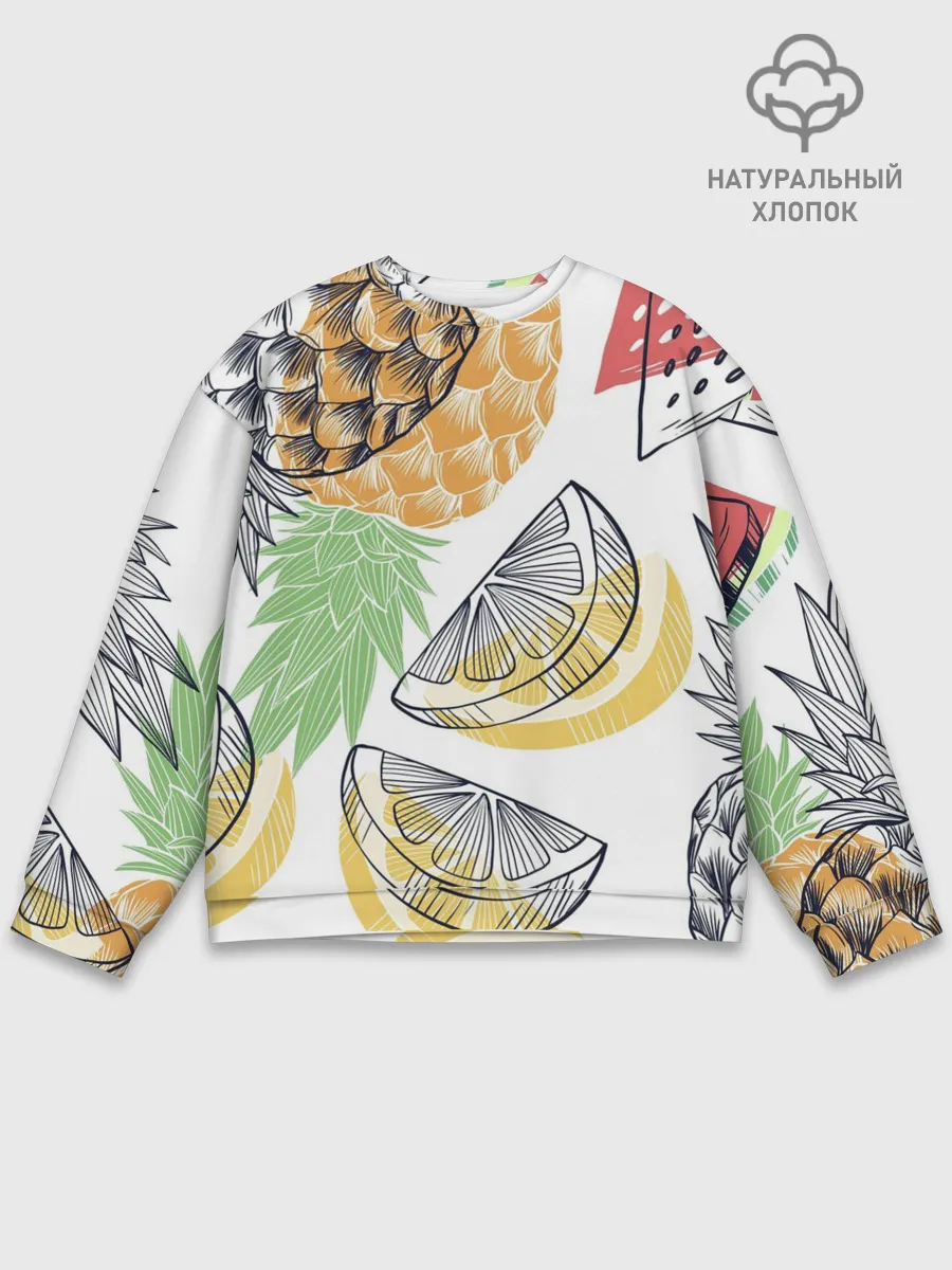 Мужской свитшот базовый / Сочное настроение