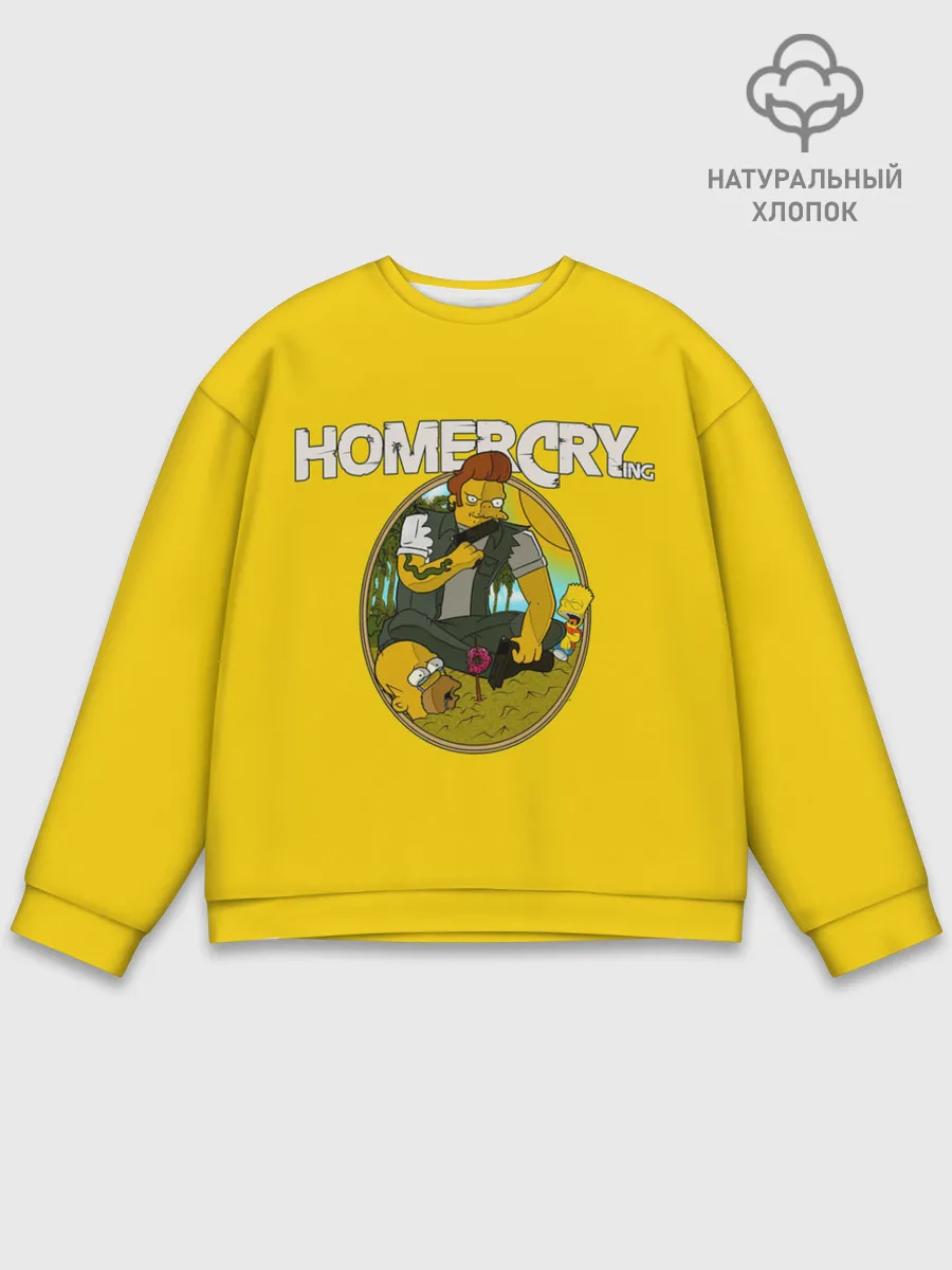 Мужской свитшот базовый / Homer Cry