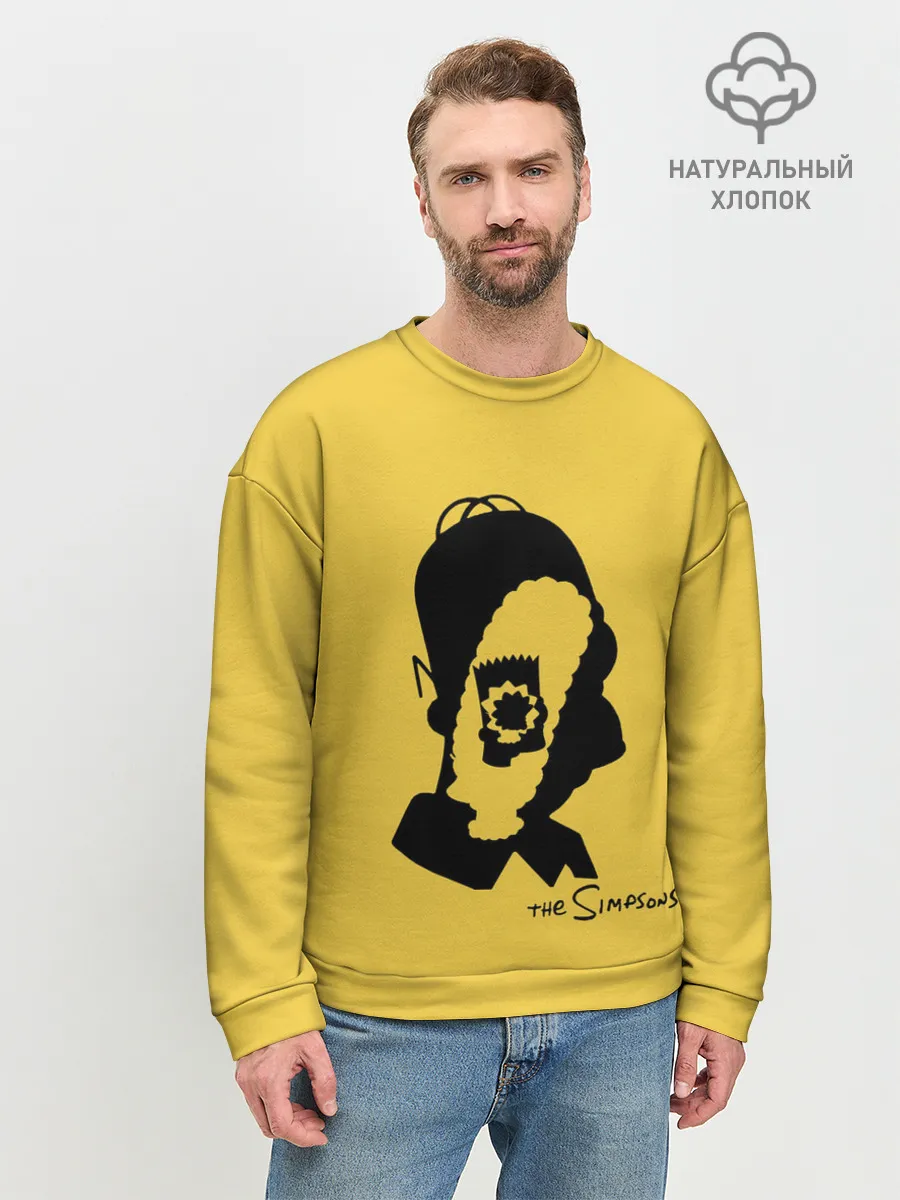 Мужской свитшот базовый / Simpsons family
