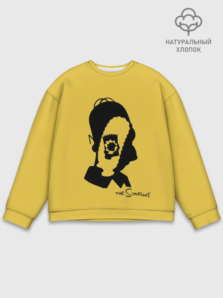 Мужской свитшот базовый / Simpsons family