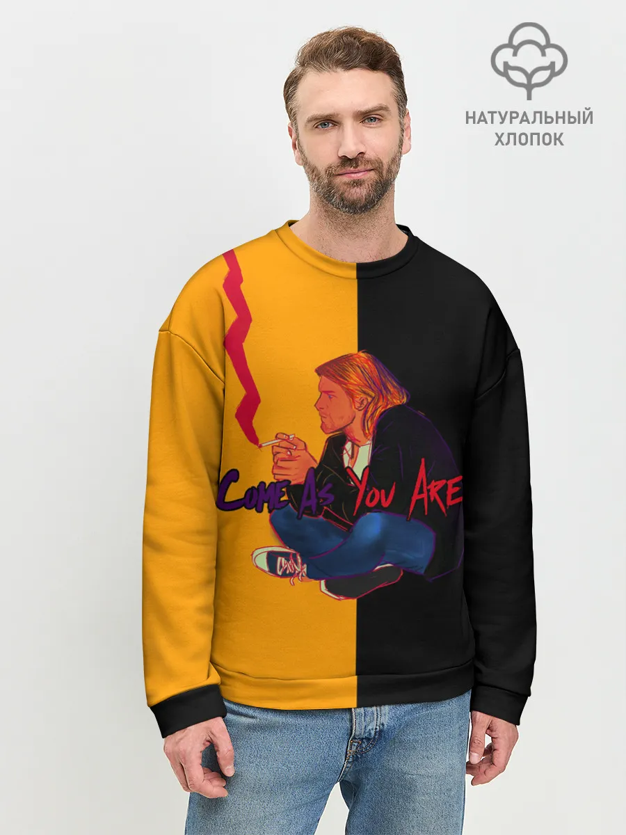Мужской свитшот базовый / Come as you are