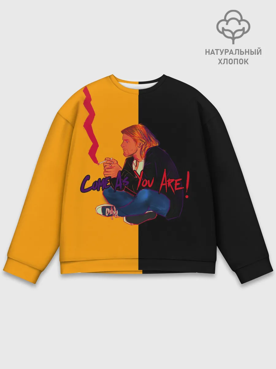 Мужской свитшот базовый / Come as you are