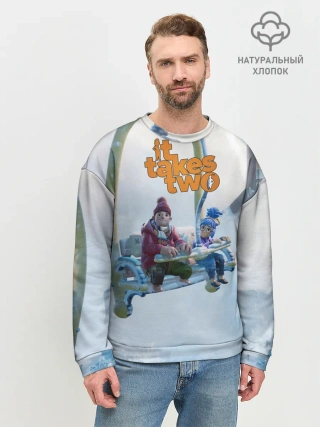 Мужской свитшот базовый / It Takes Two Коди и Мэй