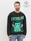 Мужской свитшот базовый / CatHulhu