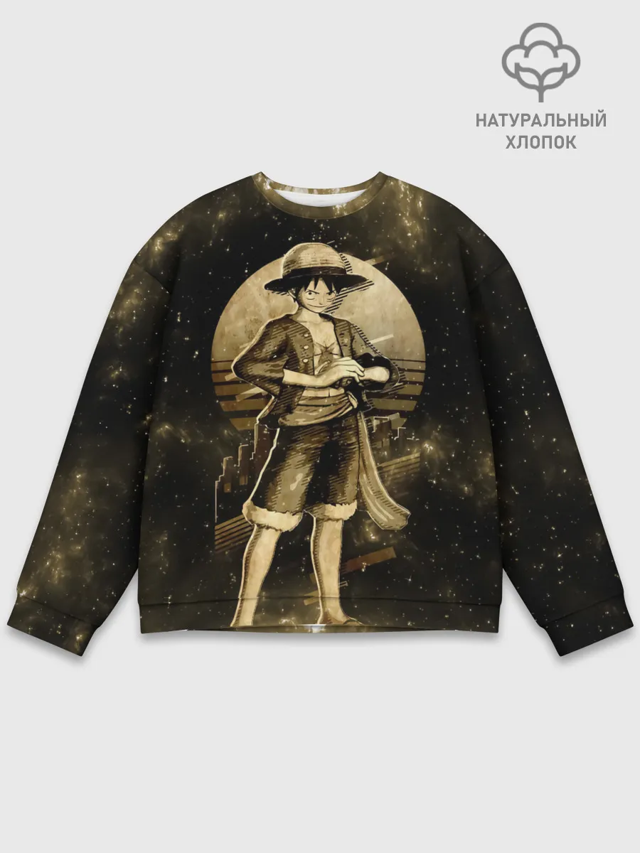 Мужской свитшот базовый / Манки Д. Луффи | One Piece