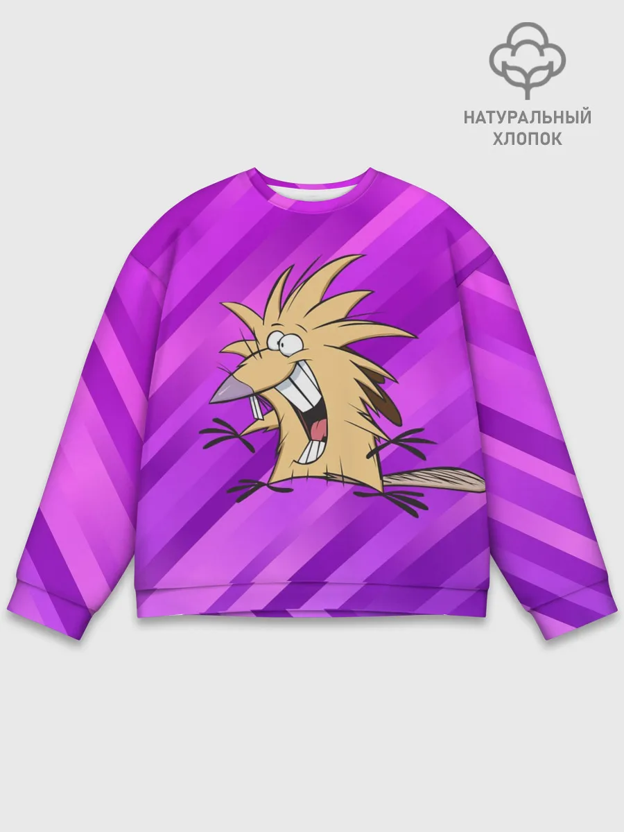 Мужской свитшот базовый / Крутые Бобры