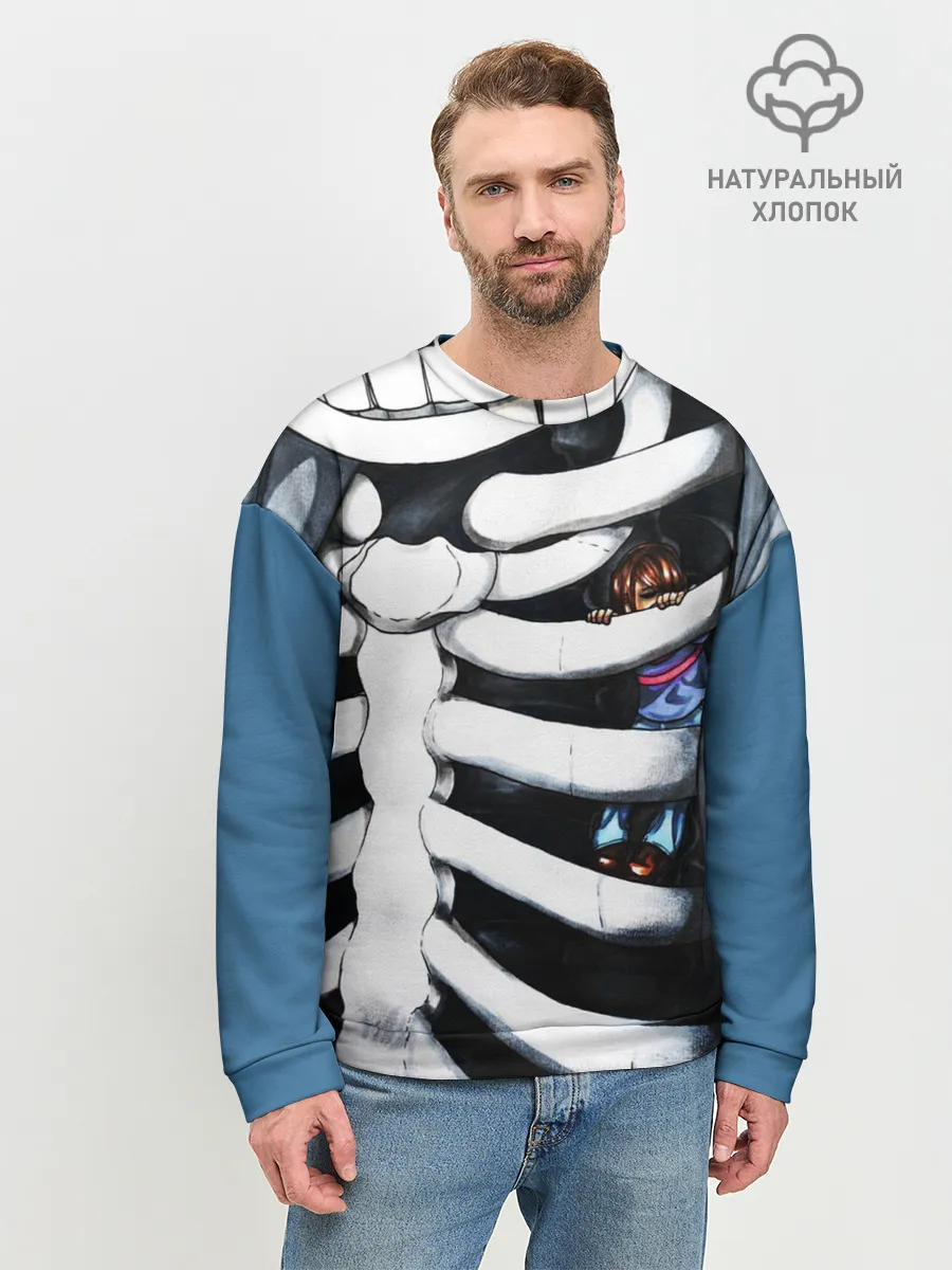 Мужской свитшот базовый / SANS AND FRISK