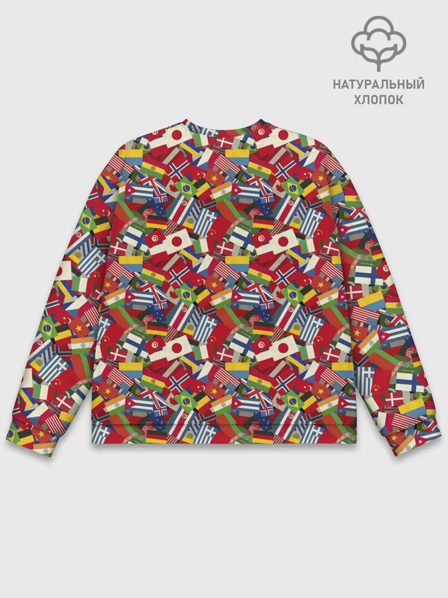 Мужской свитшот базовый / Страны Мира