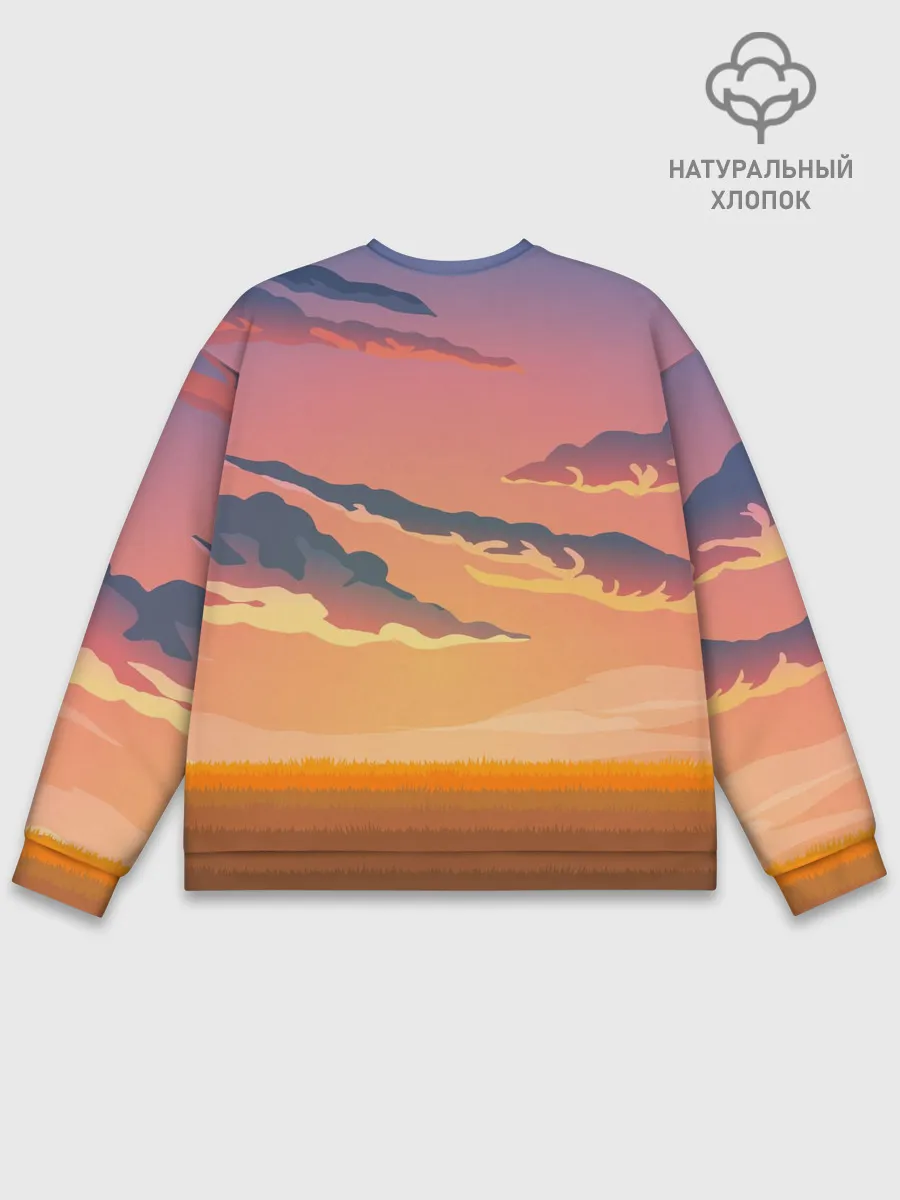 Мужской свитшот базовый / Мем собака качок DOGE