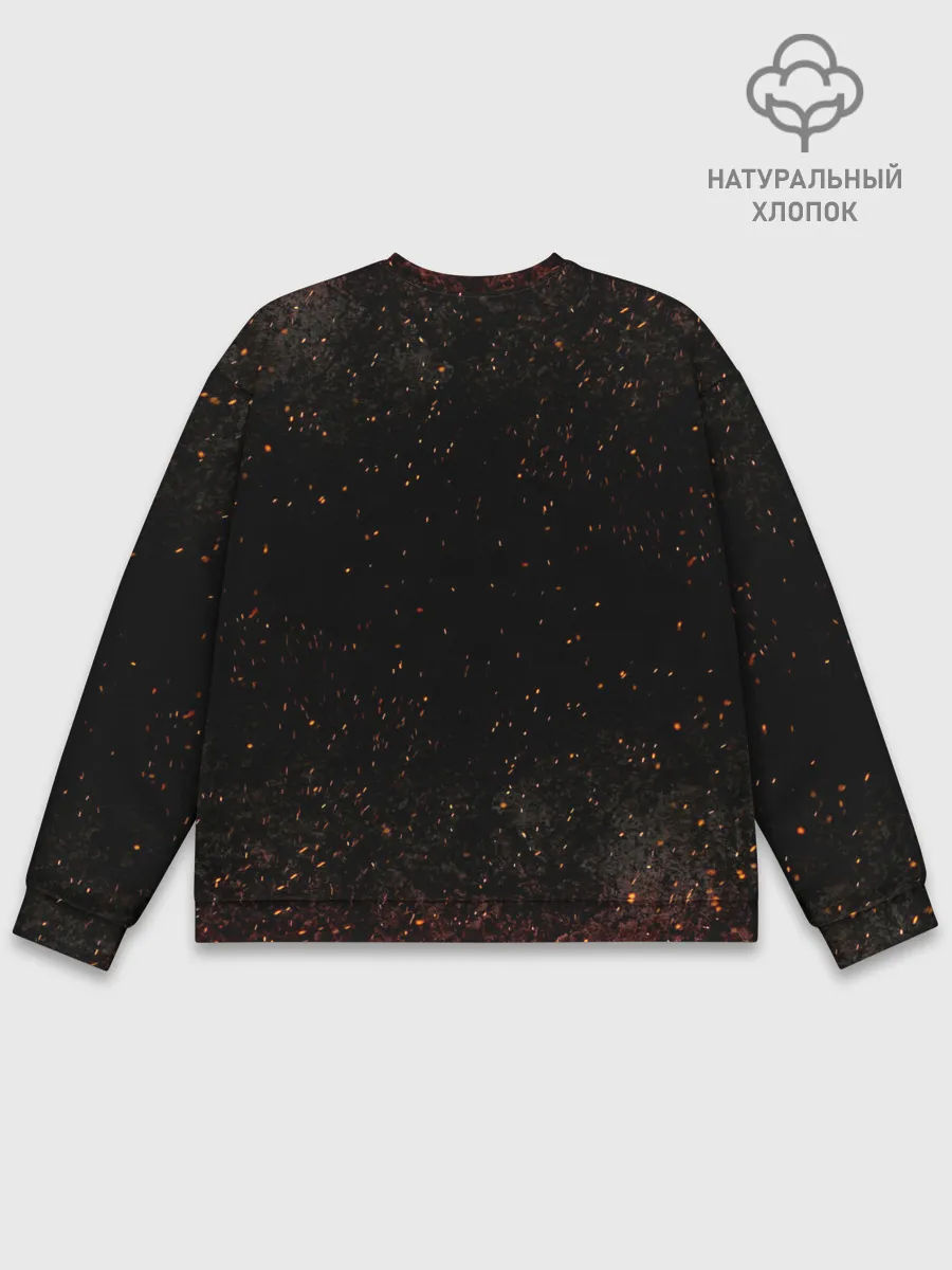 Мужской свитшот базовый / Мощный торс Луффи One Piece