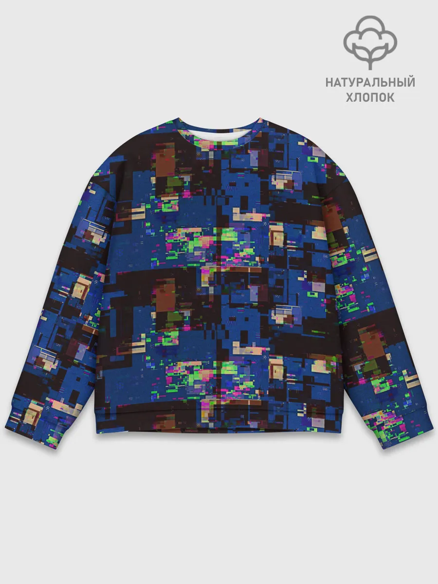 Мужской свитшот базовый / Глитчи