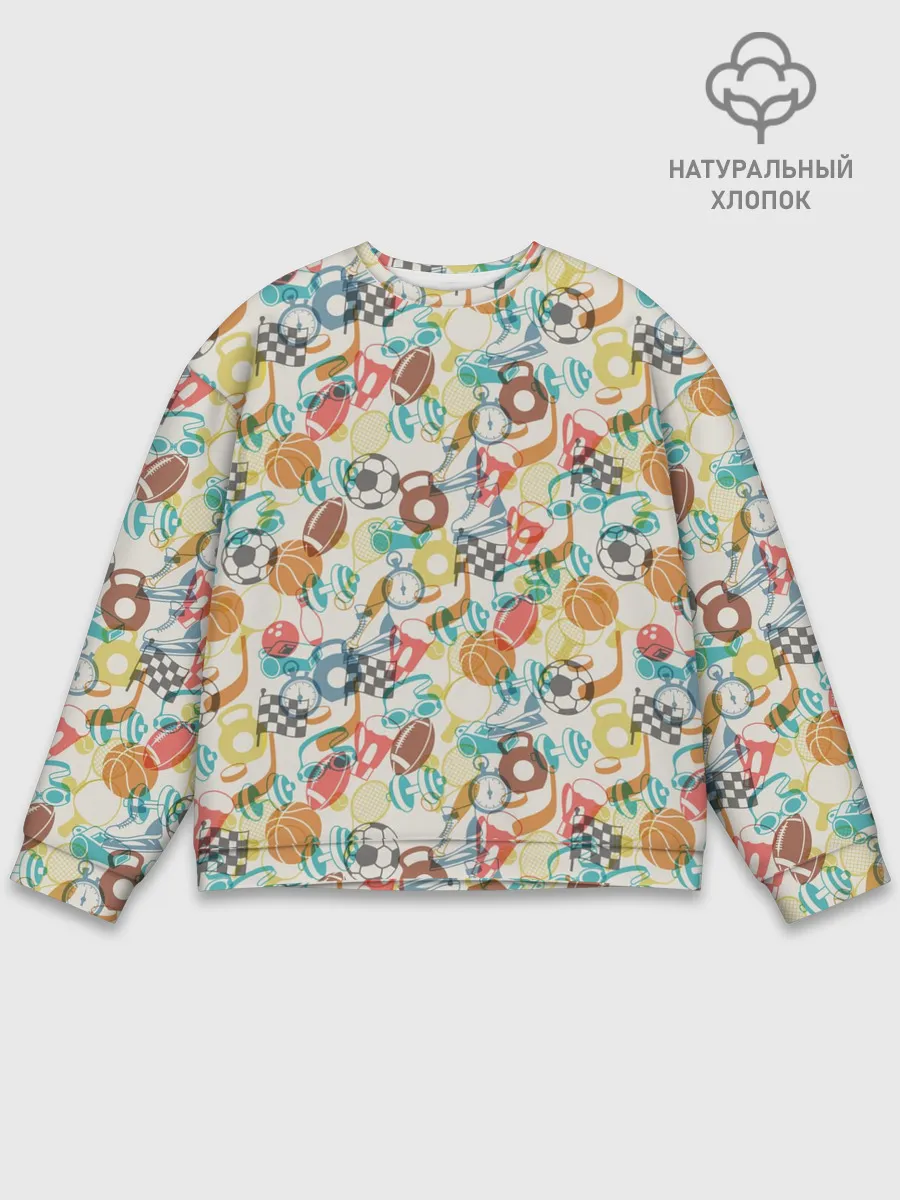 Мужской свитшот базовый / Разный Спорт